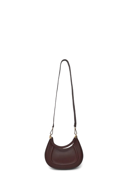Premium Leather Handbag - Burgundy