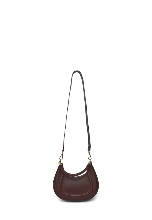 Premium Leather Handbag - Burgundy