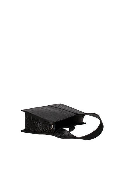 Luxury Crocodile Handbag - Platinum Hardware