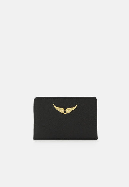 Premium Leather Wallet - Black Gold