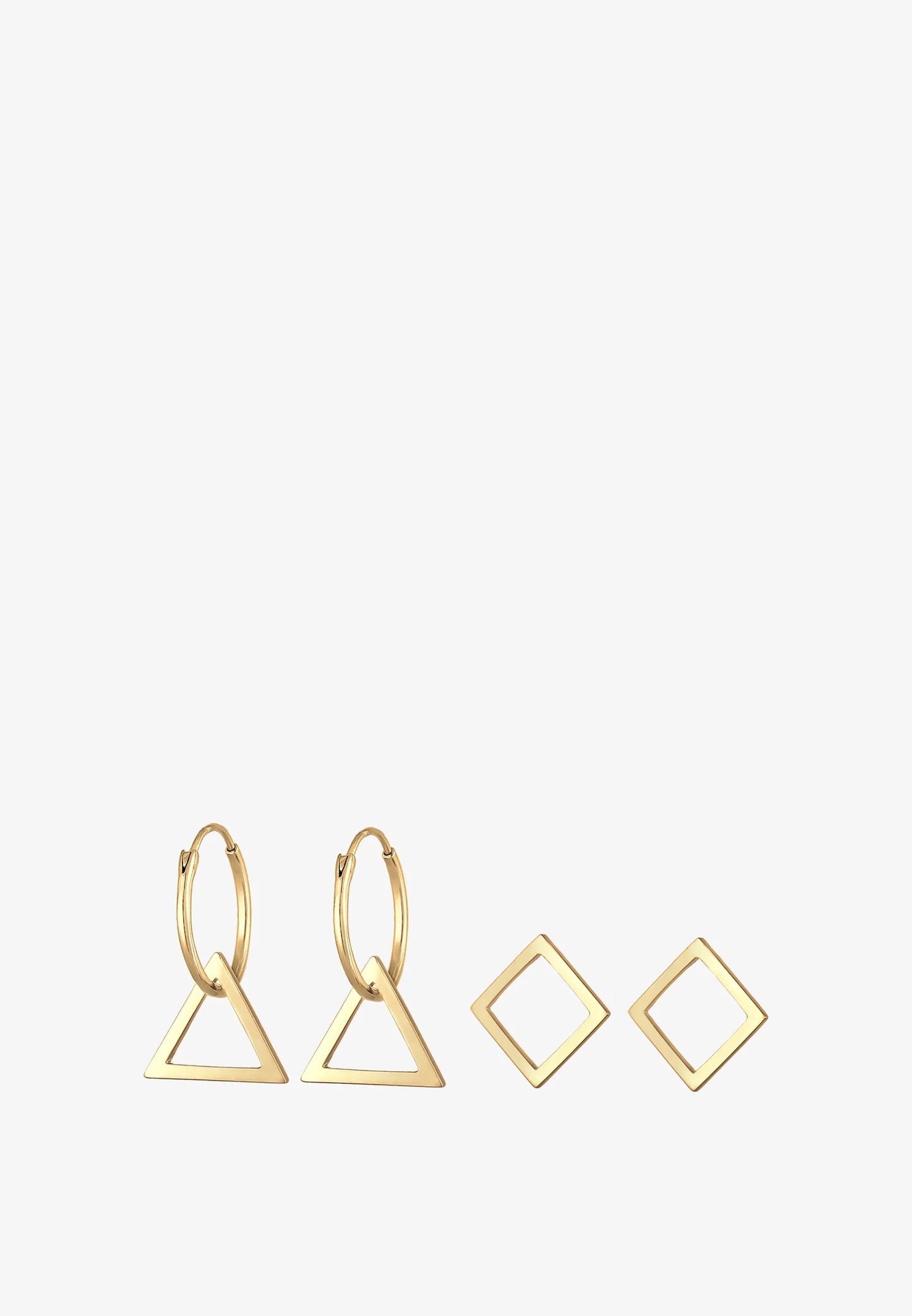 Gold Geometric Jewelry Set