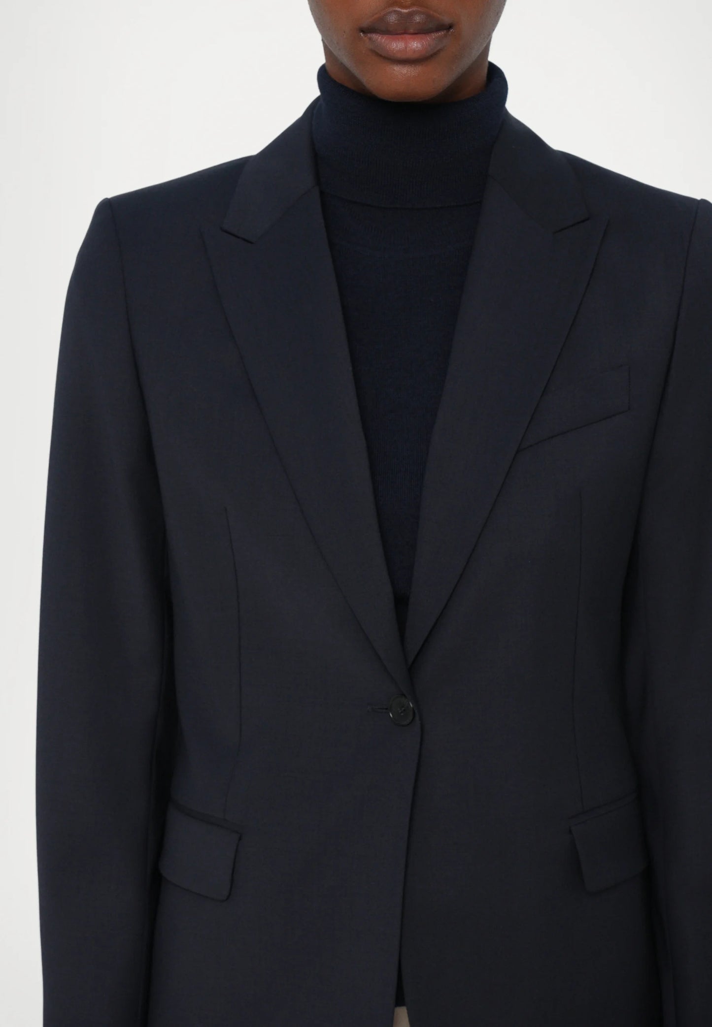 Navy Blazer - Premium Wool