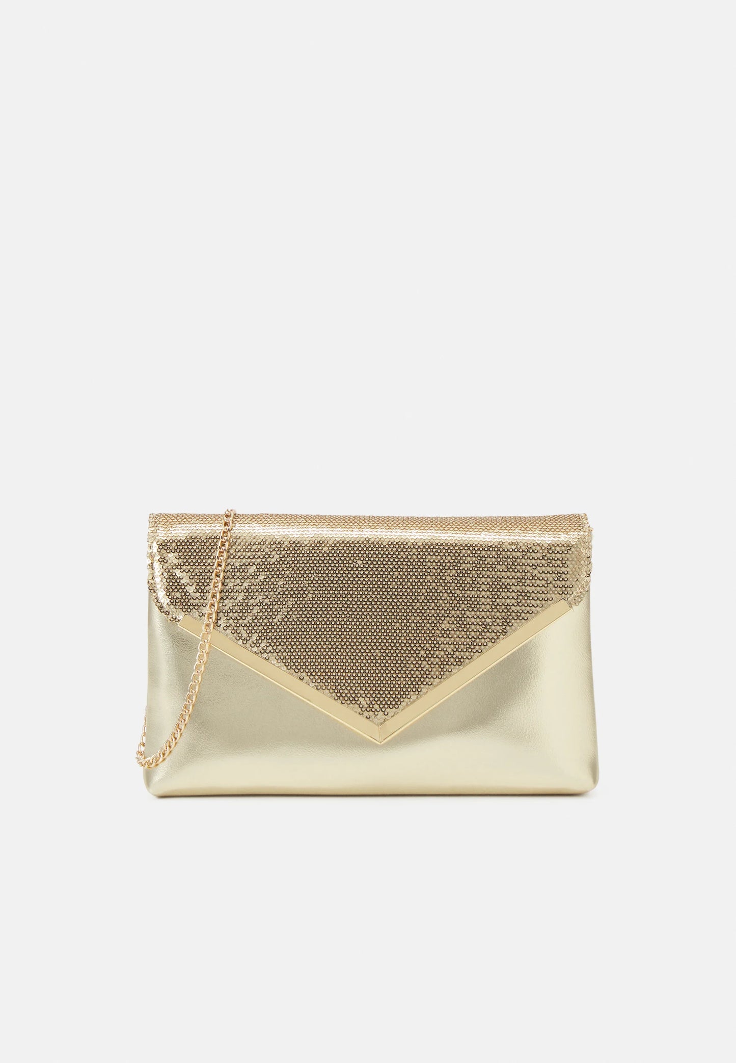 Evening Clutch - Rose Gold Metallic