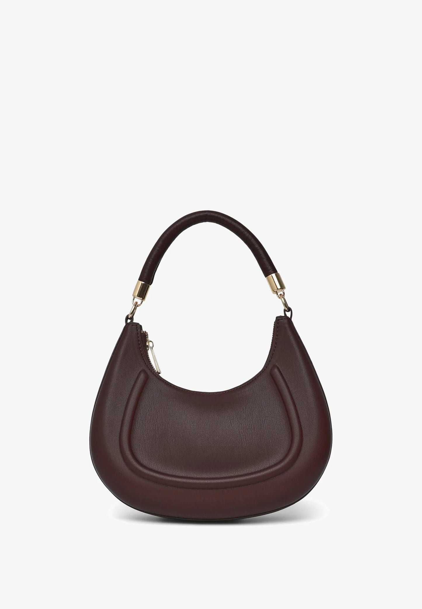 Premium Leather Handbag - Burgundy