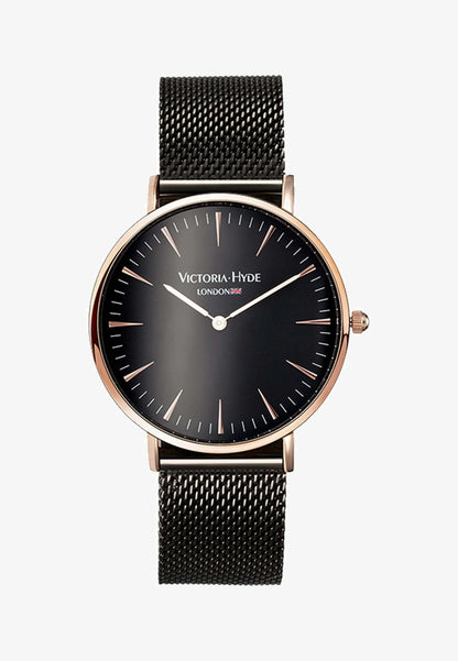 Modern Designer Smartwatch - Black Steel
