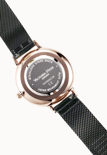 Modern Designer Smartwatch - Black Steel