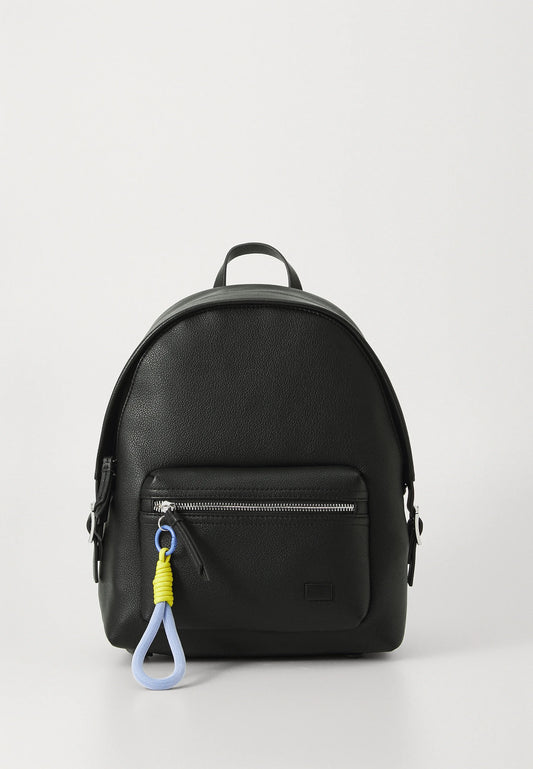 Premium Leather Backpack - Modern Black