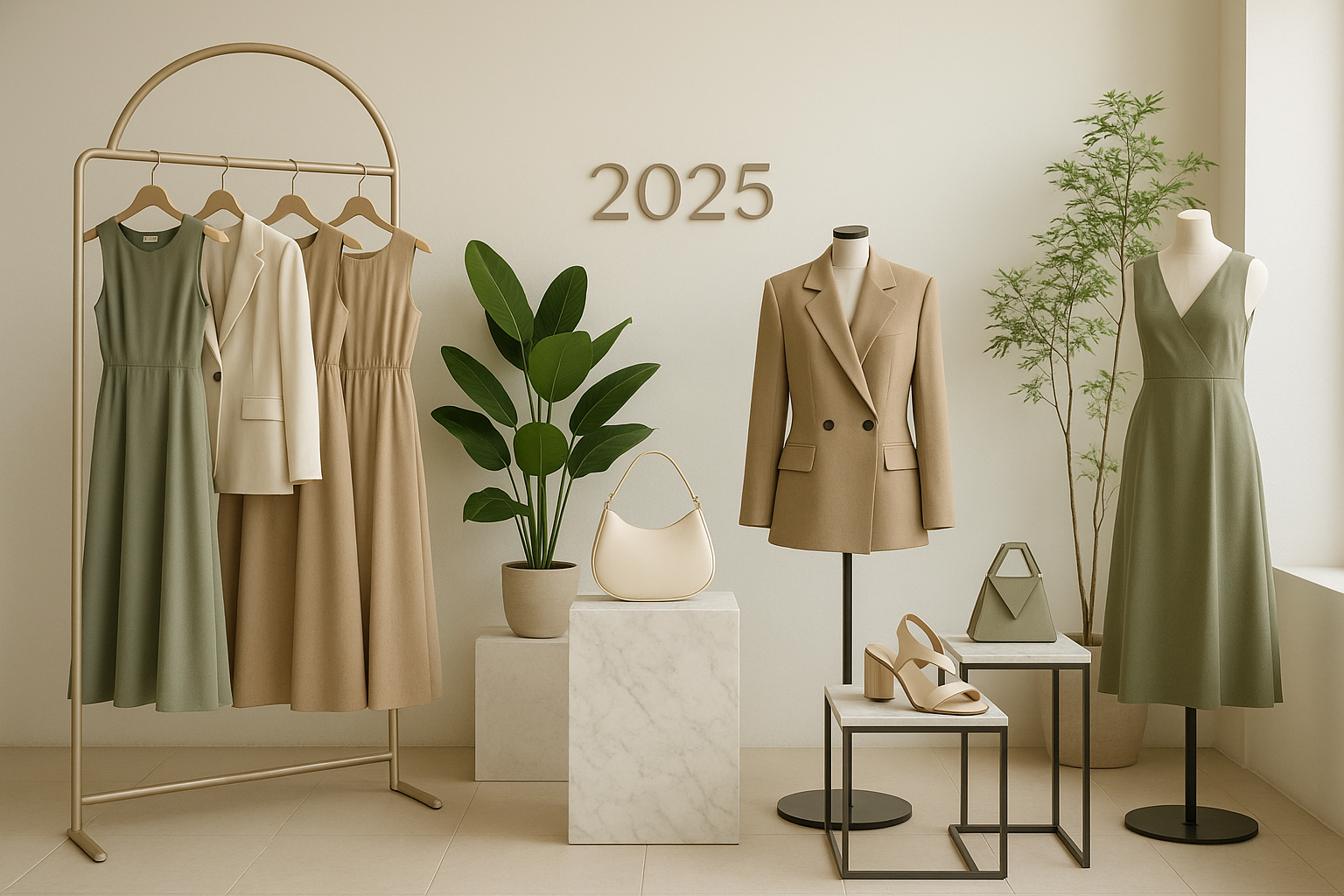 Modern Elegant Women Clothing Brand with a 2025 trend